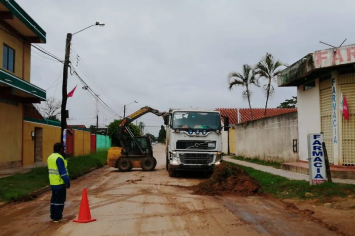 Limpieza de vias sin pavimento